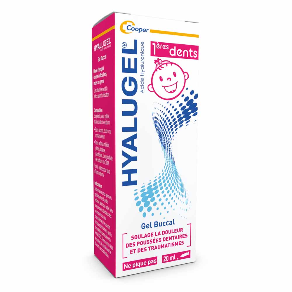 Hyalugel 1ères Dents Gel Buccal Poussées Dentaires 20ml
