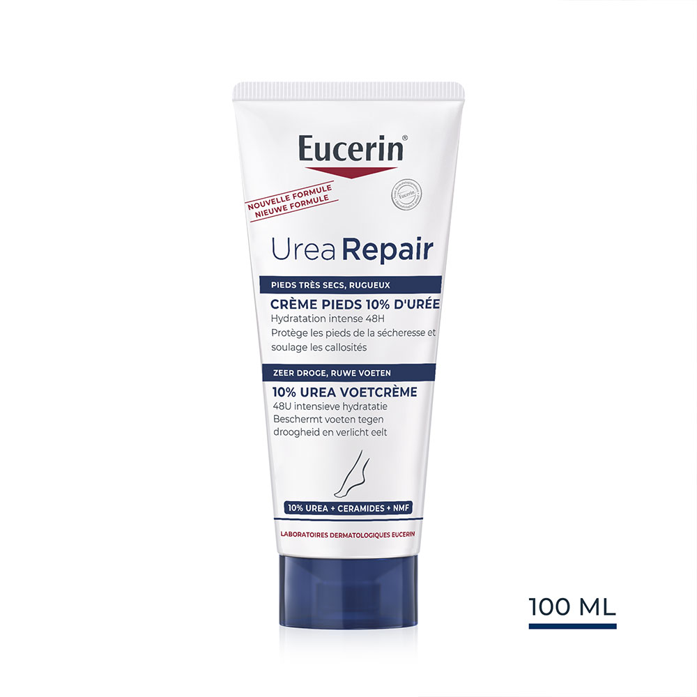 Eucerin UreaRepair Plus Crème Pieds 10% D'urée Peaux Sèches et rugueuses 100ml