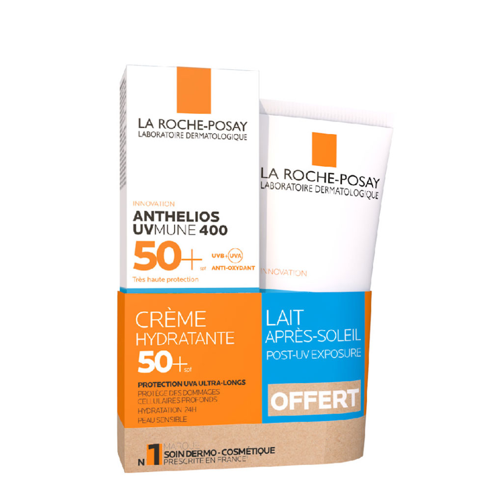 La Roche-Posay Anthelios Crème Hydratante SPF50+ et Lait Après-soleil 175ml