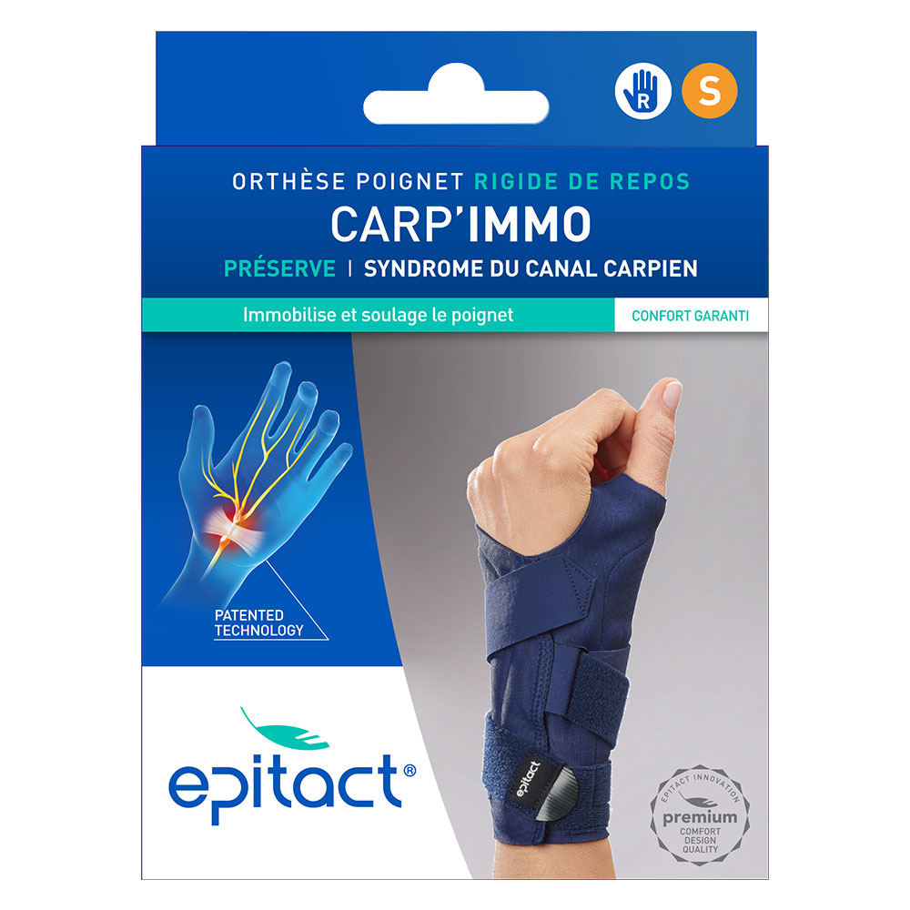 Epitact Carp'Immo Orthèse de poignet rigide de repos Nuit