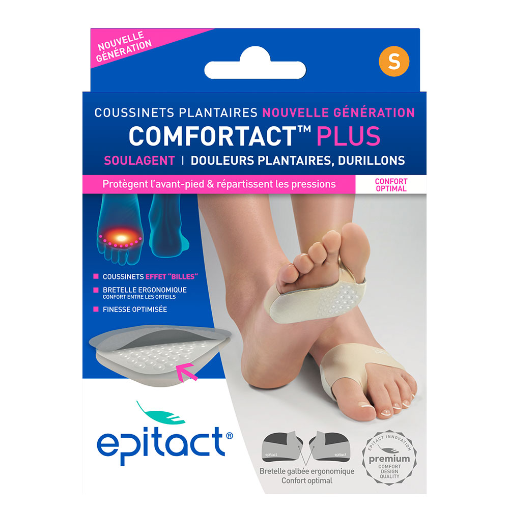 Epitact Comfortact Plus Coussinets douleurs plantaires et durillons x2