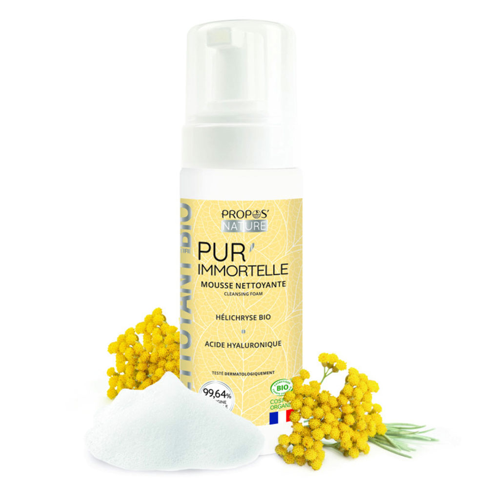 Propos'Nature Pur'Immortelle Mousse Nettoyante Bio 150ml