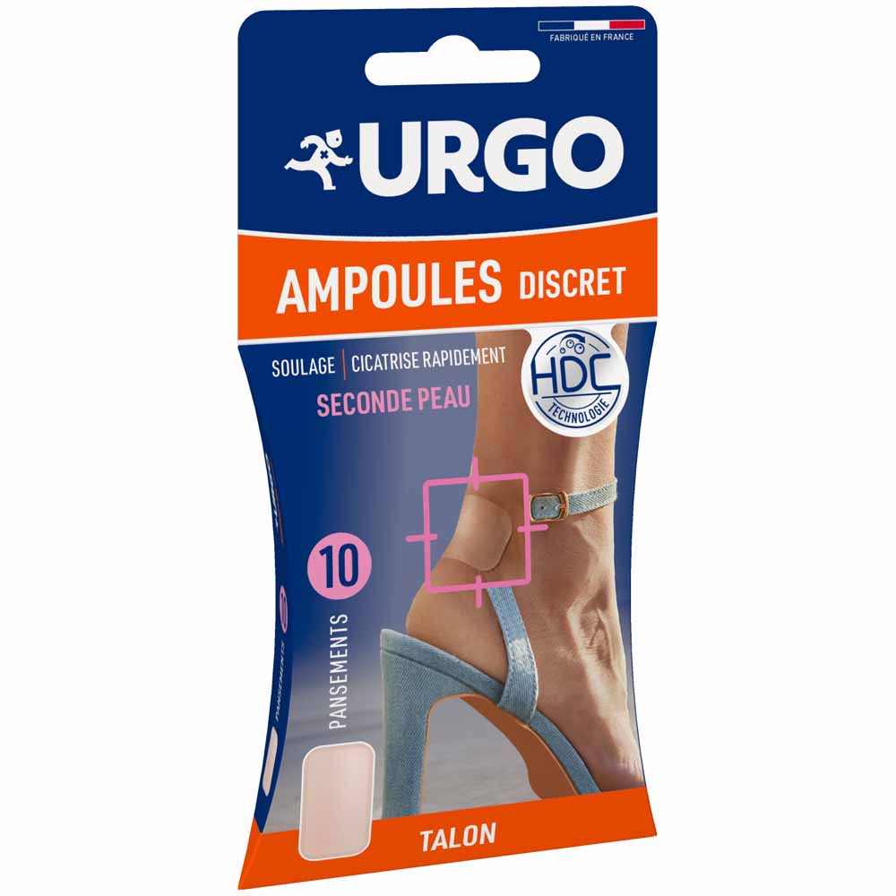 Urgo Ampoules Discret Talon 10 Pansements