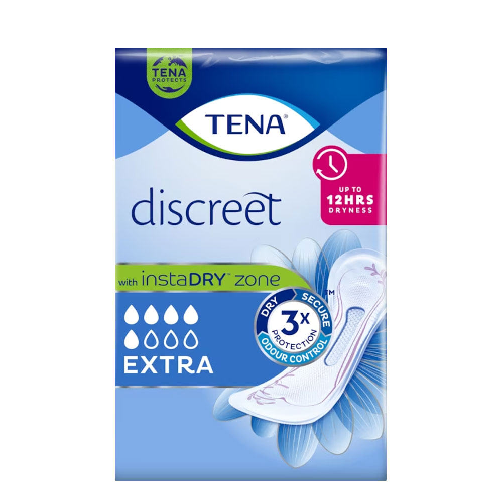 Tena Discreet Serviettes pour fuites urinaires Femme Extra x20