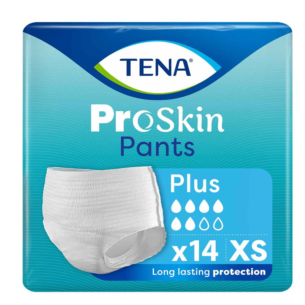 Culottes Absorbantes fuites urinaires Taille XS X14 Proskin plus Pants Tena