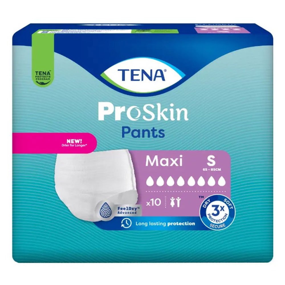 Tena Proskin Maxi Pants Culottes Absorbantes Fuites Urinaires Taille S 65-85cm x10