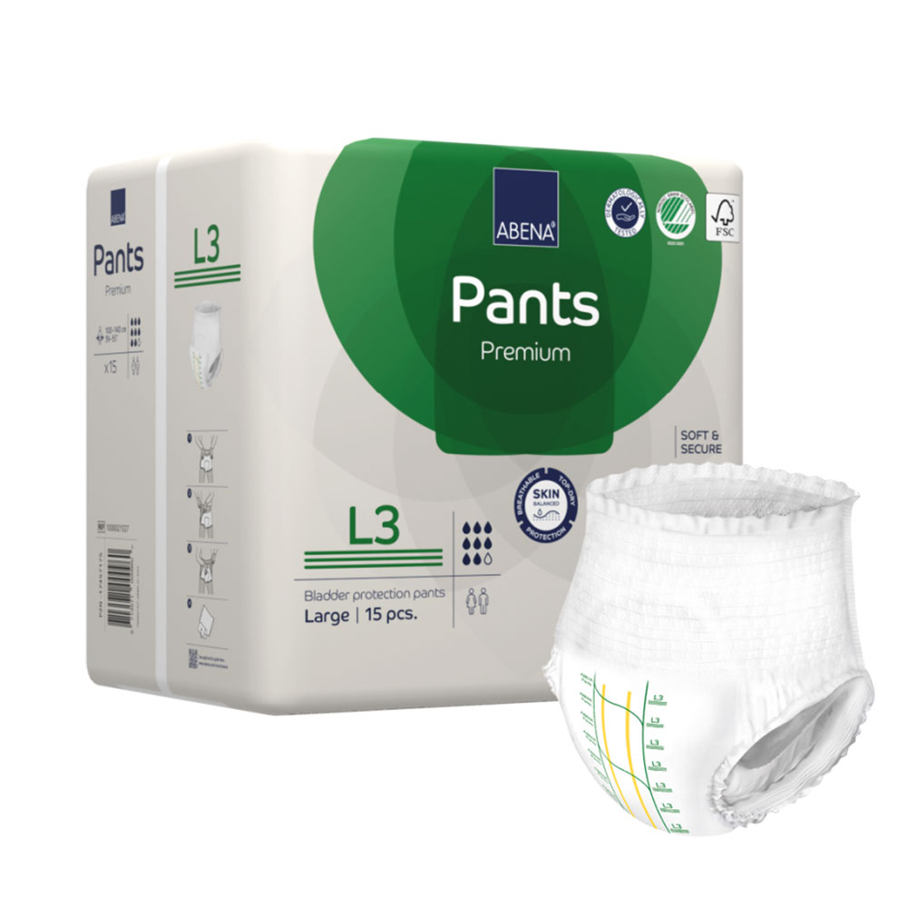 Abena Pants Premium Culottes Absorbantes Pants Incontinence lourde Nuit
