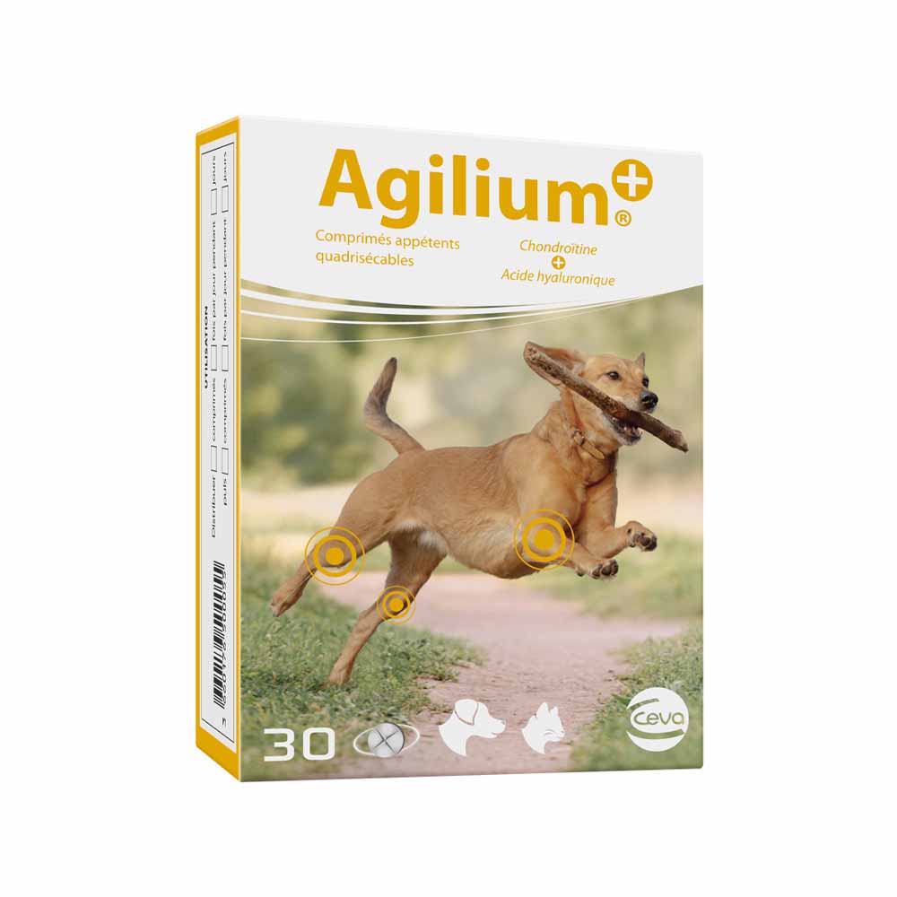 Ceva Agilium+ Comprimés Appétents Chiens et Chats 30 Comprimés