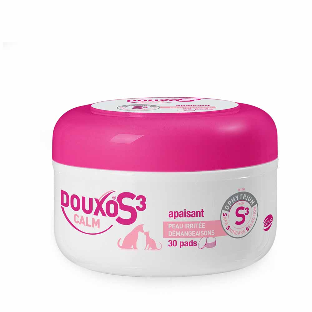 Douxo S3 Calm Pads pour nettoyer et apaiser 30 Pads