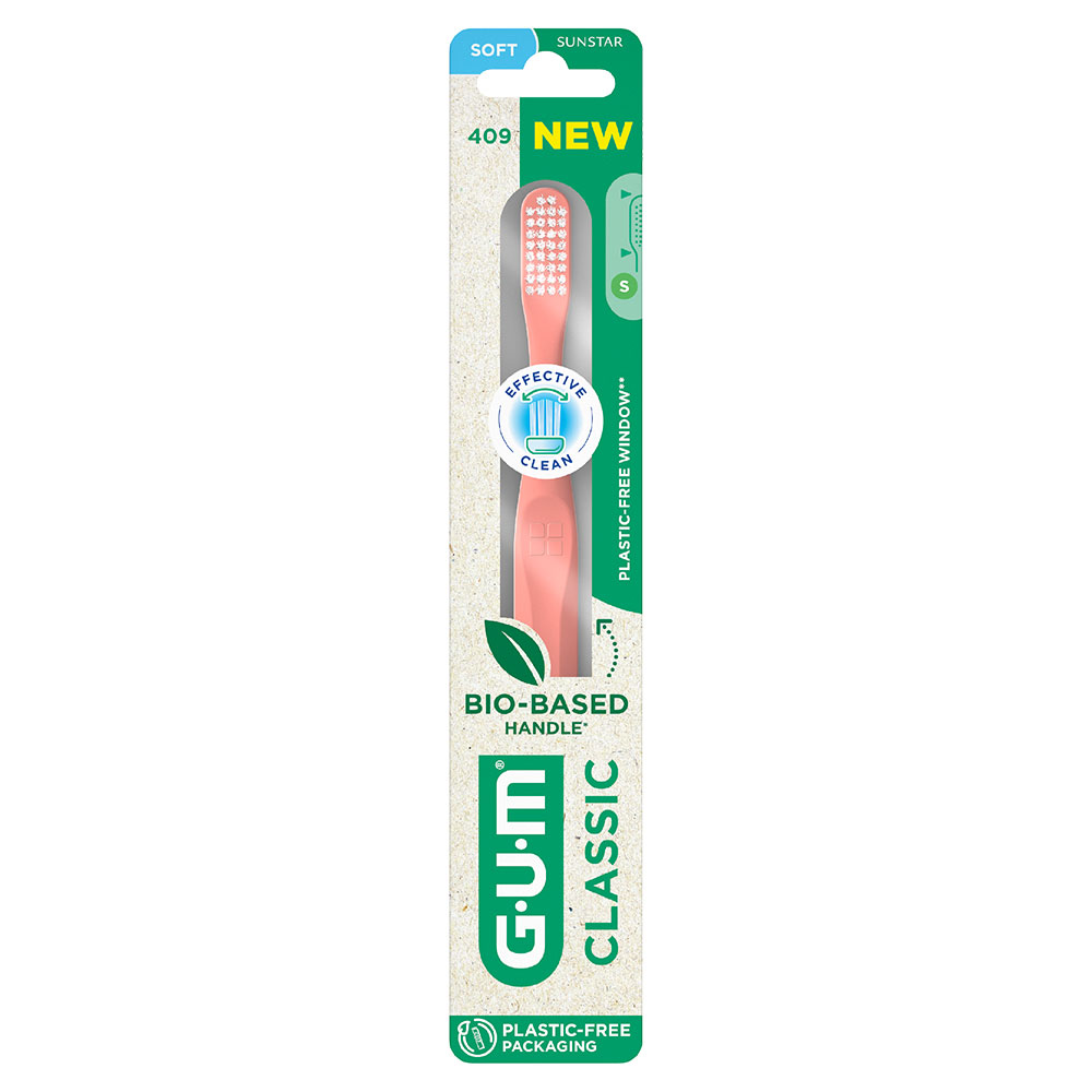 Gum Classic Brosse A Dents 409 Souple Compact x1