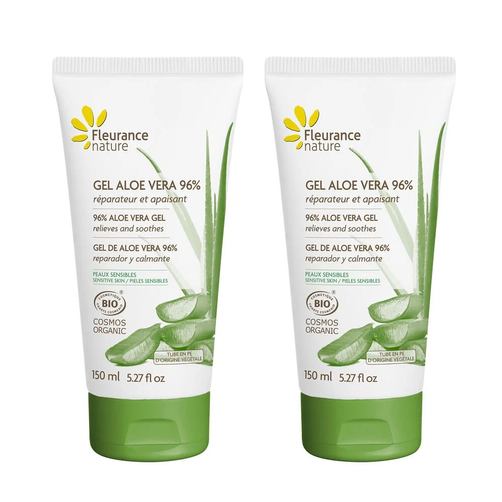 Fleurance Nature Gel Aloé Véra 96% 2x150ml