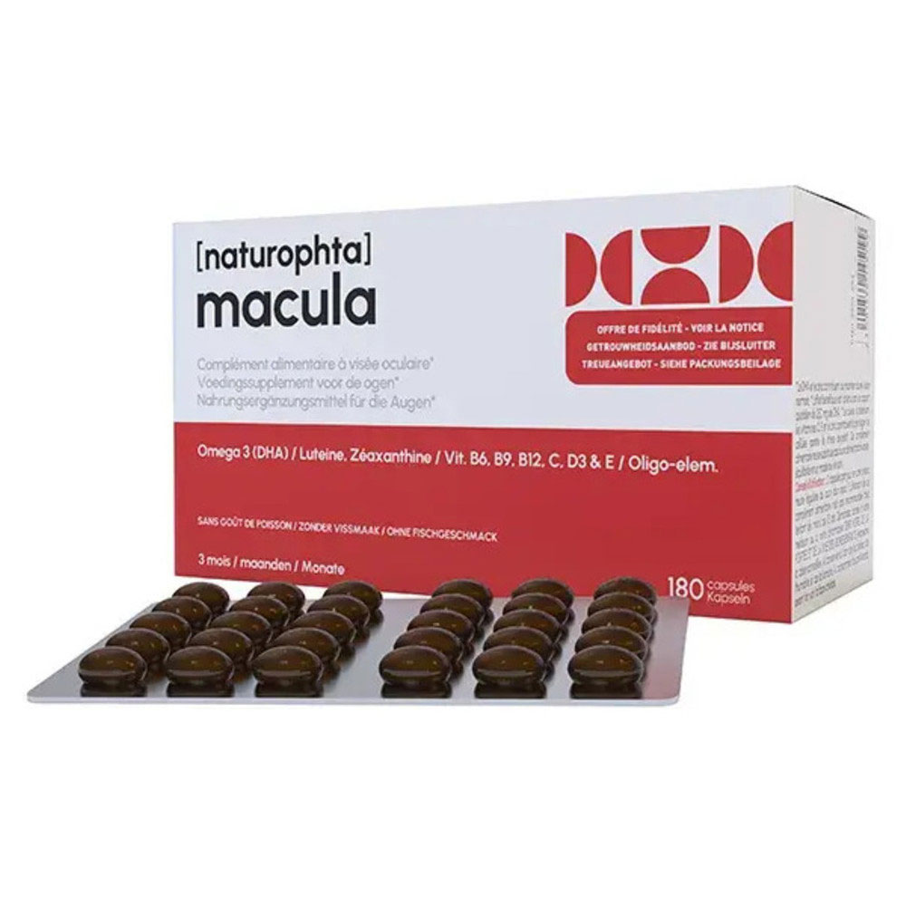 Dulcis Health Science NaturOphta Macula 180 Capsules