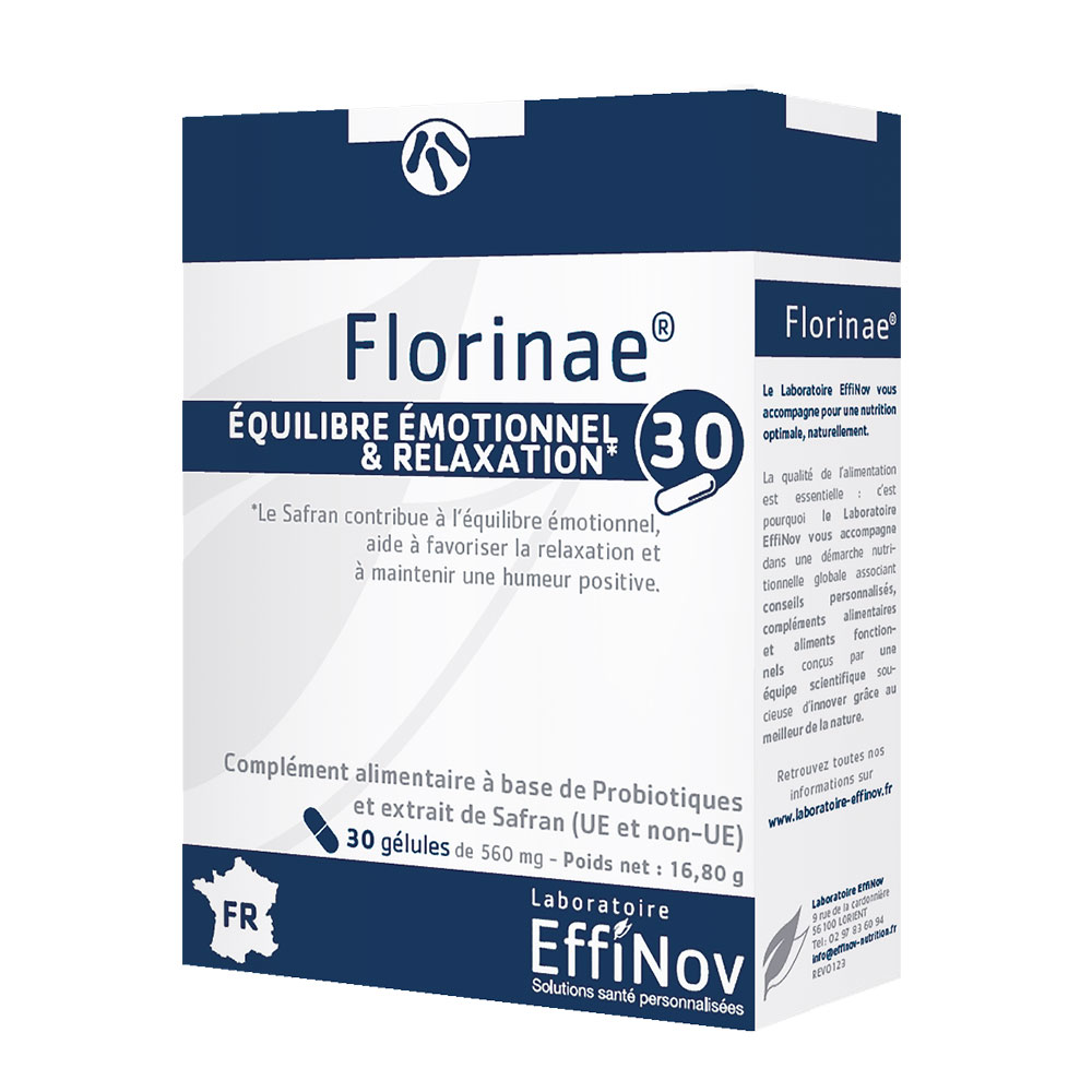 Effinov Nutrition Florinae Equilibre émotionnel et relaxation 30 Gélules