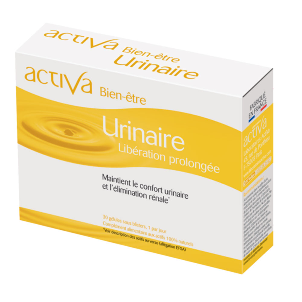 Activa Bien-Être Urinaire Libération prolongée 30 Gélules