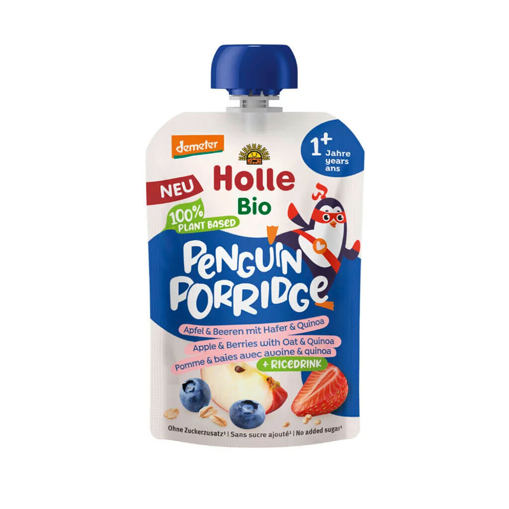 Holle Pural Porridge En Gourde Bio Avec Avoine Et Quinoa À Partir De 1 Ans 110g