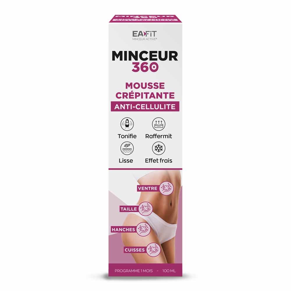 Eafit Minceur Active Minceur 360 Mousse Crépitante Anti-cellulite 100ml