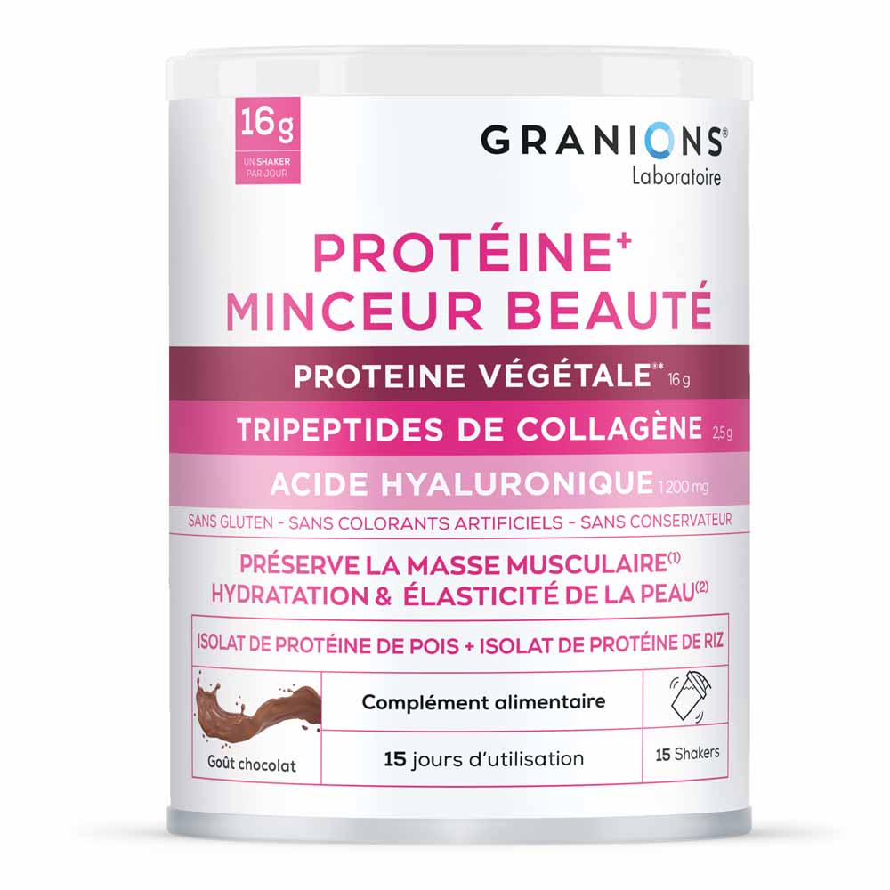 Granions Protéine Végétale + Collagène Minceur Beauté 275g