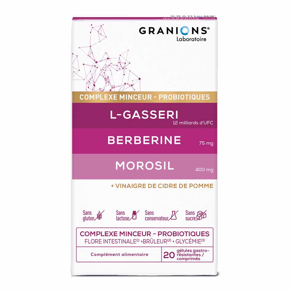 Granions Complexe Minceur - Probiotiques 20 comprimés + 20 gélules