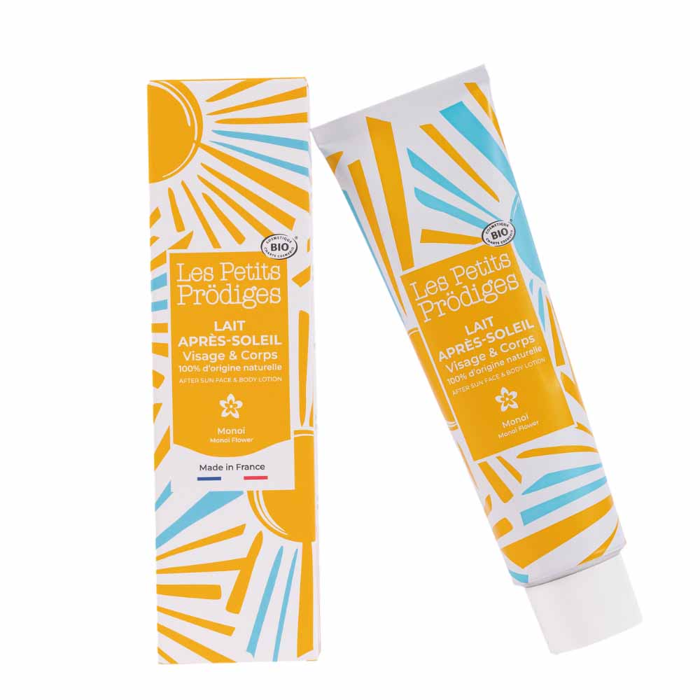 Les petits prodiges Lait Après-Soleil Bio Parfum Monoi Visage et Corps 100ml