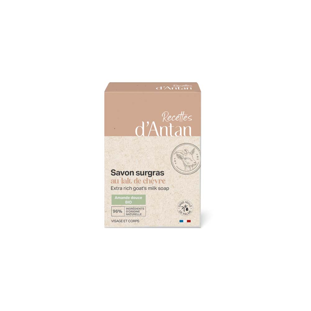 Recettes d'Antan Savon Pain Surgras Au Lait De Chèvre 100g