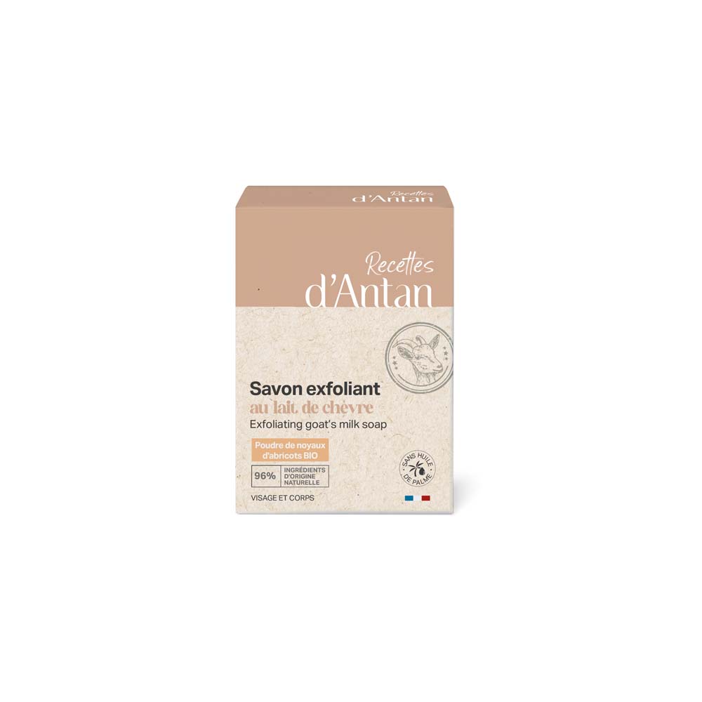 Recettes d'Antan Savon Pain Exfoliant Au Lait De Chèvre 100g