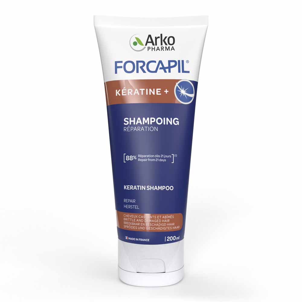 Arkopharma Forcapil Kératine+ Shampooing Réparation 200ml