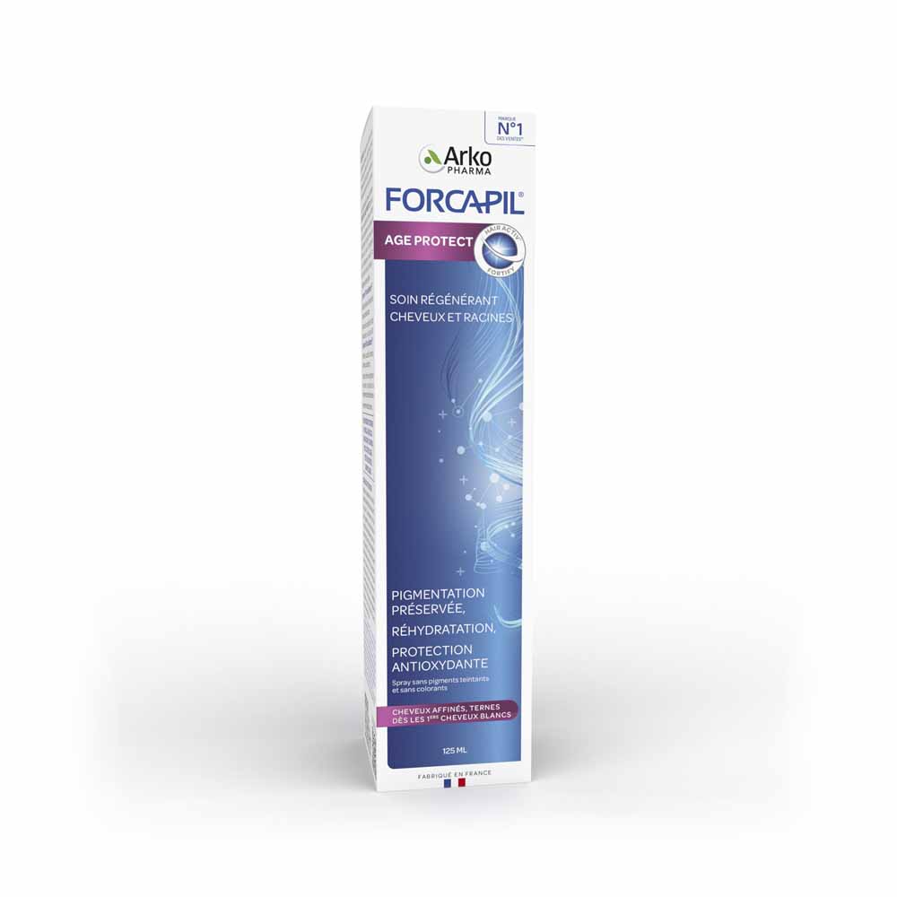 Arkopharma Forcapil Age Protect Soin Régénérant Cheveux Et Racines 125ml