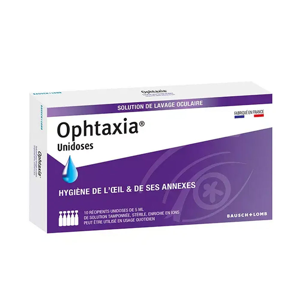 Bausch&Lomb Ophtaxia Lavage Oculaire 10 Unidoses