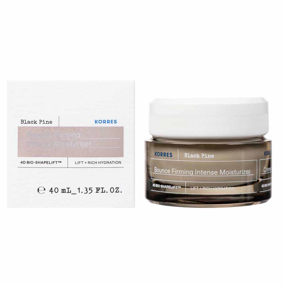 Korres Pin Noir 4D - BioShapeLift Crème de jour Fermeté + Rebond Peaux sèches 40ml