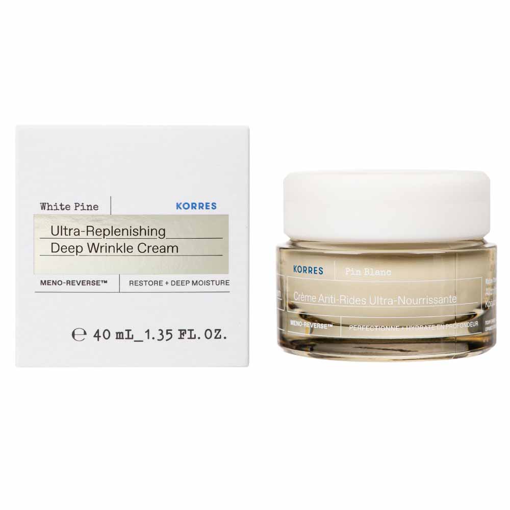 Korres Pin Blanc - MenoReverse Crème de jour Anti-Rides Ultra-Nourrissante Peaux sèches 40ml