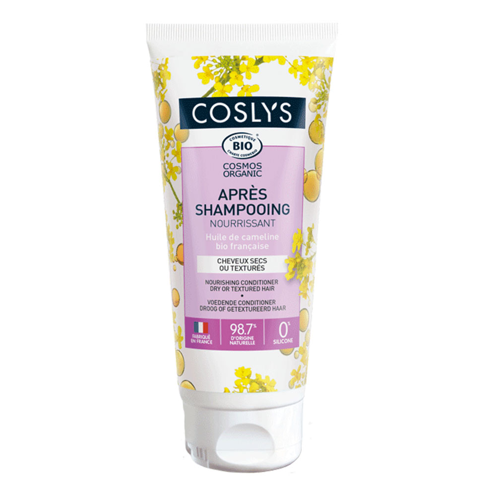 Coslys Après-Shampooing nourrissant huile de cameline Cheveux secs ou texturés 200ml