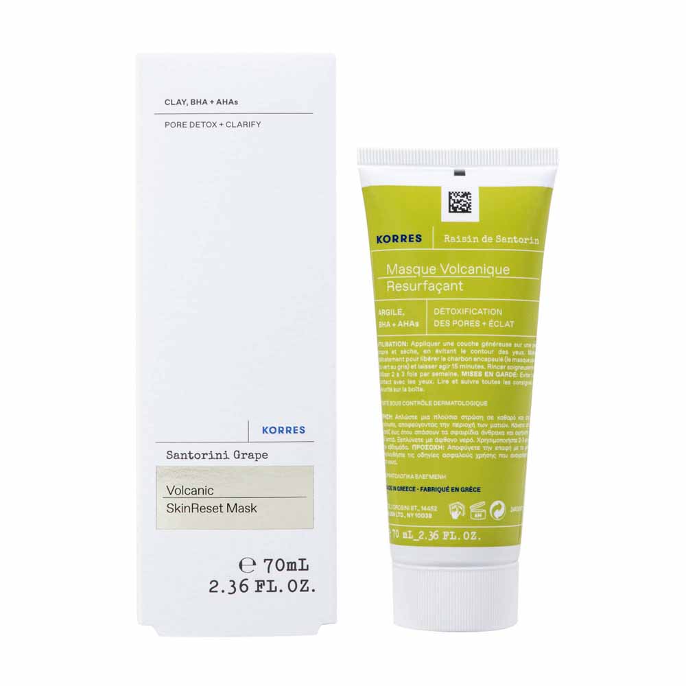 Korres Raisin de Santorin Masque Volcanique Resurfaçant 70ml