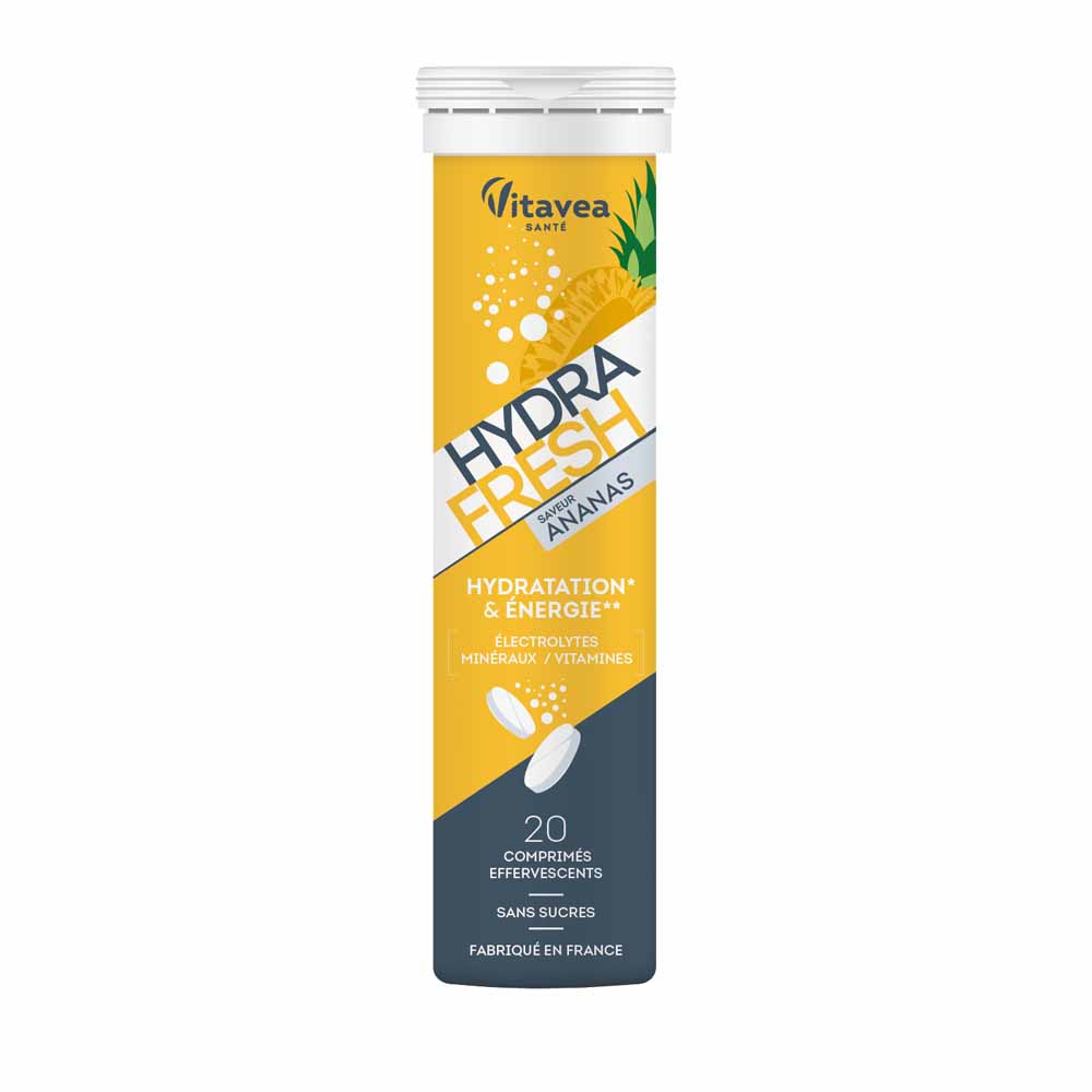 Vitavea Santé HydraFresh Hydratation & Energie 20 comprimés effervescents