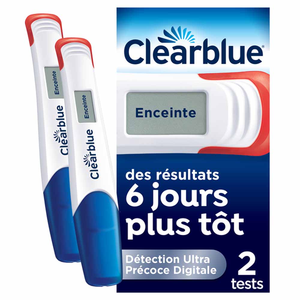 Clearblue Tests de grossesse ultra précoce x2