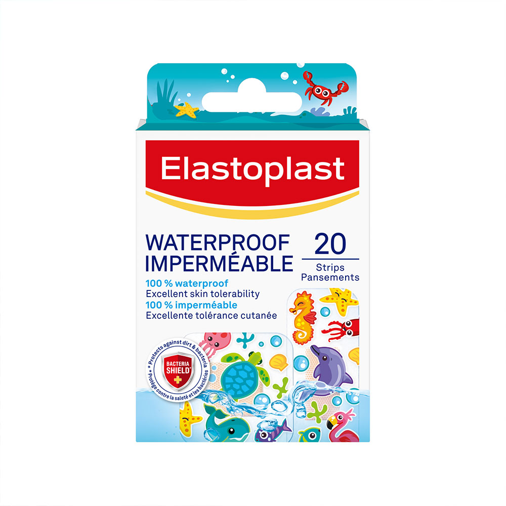 Elastoplast Pansements Waterproof Enfants Imperméable 20 pansements