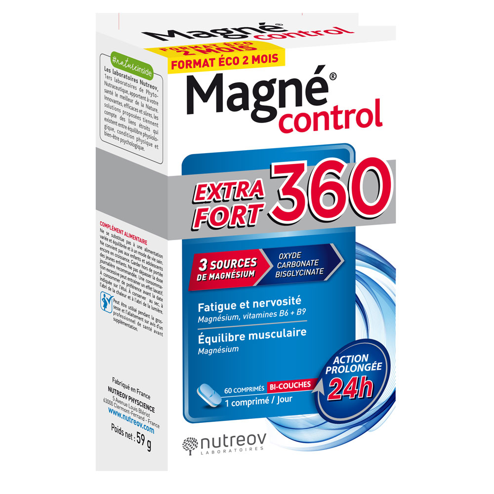 Nutreov Magnécontrol Extra Fort 60 comprimés