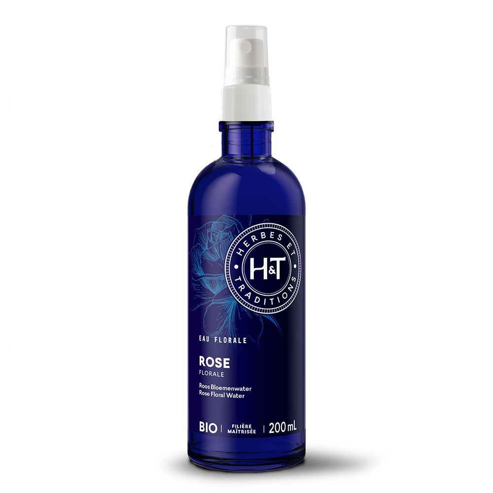 Herbes et Traditions Spray Eau Florale Rose Bio 200ml