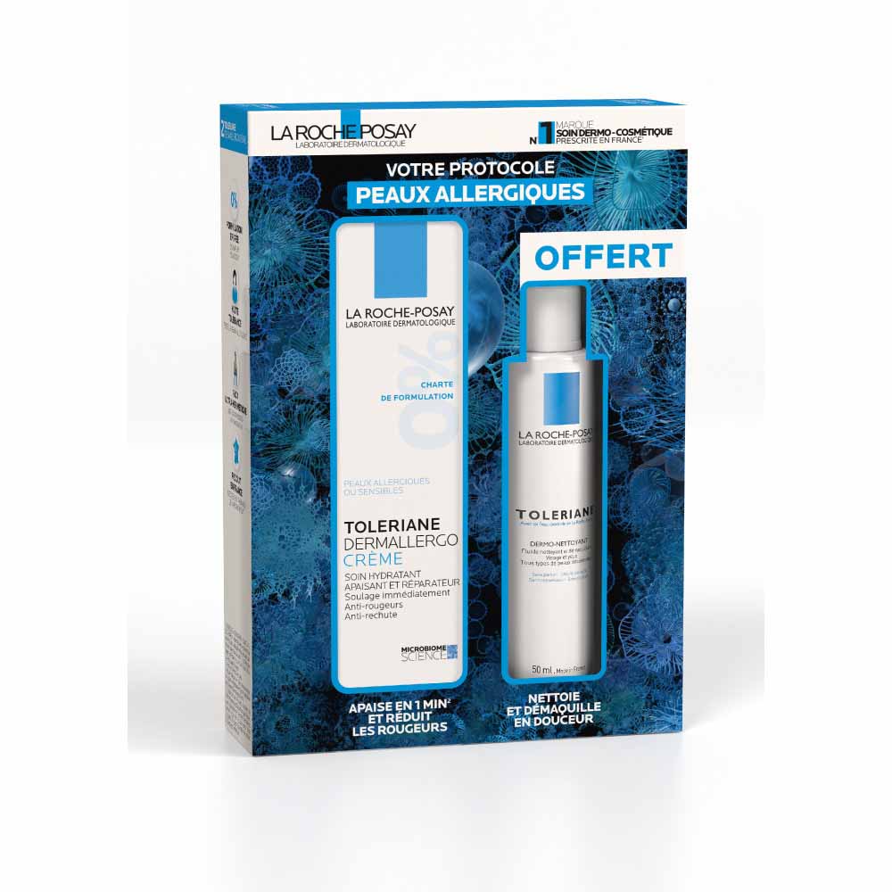 La Roche-Posay Toleriane Crème Dermallergo 40ml + Dermo-nettoyant offert