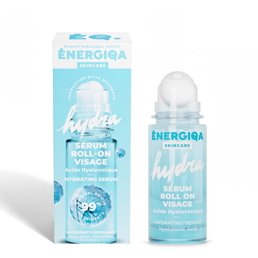 Energiqa Skincare Sérum Roll On Visage Hydra Acide Hyaluronique 30ml