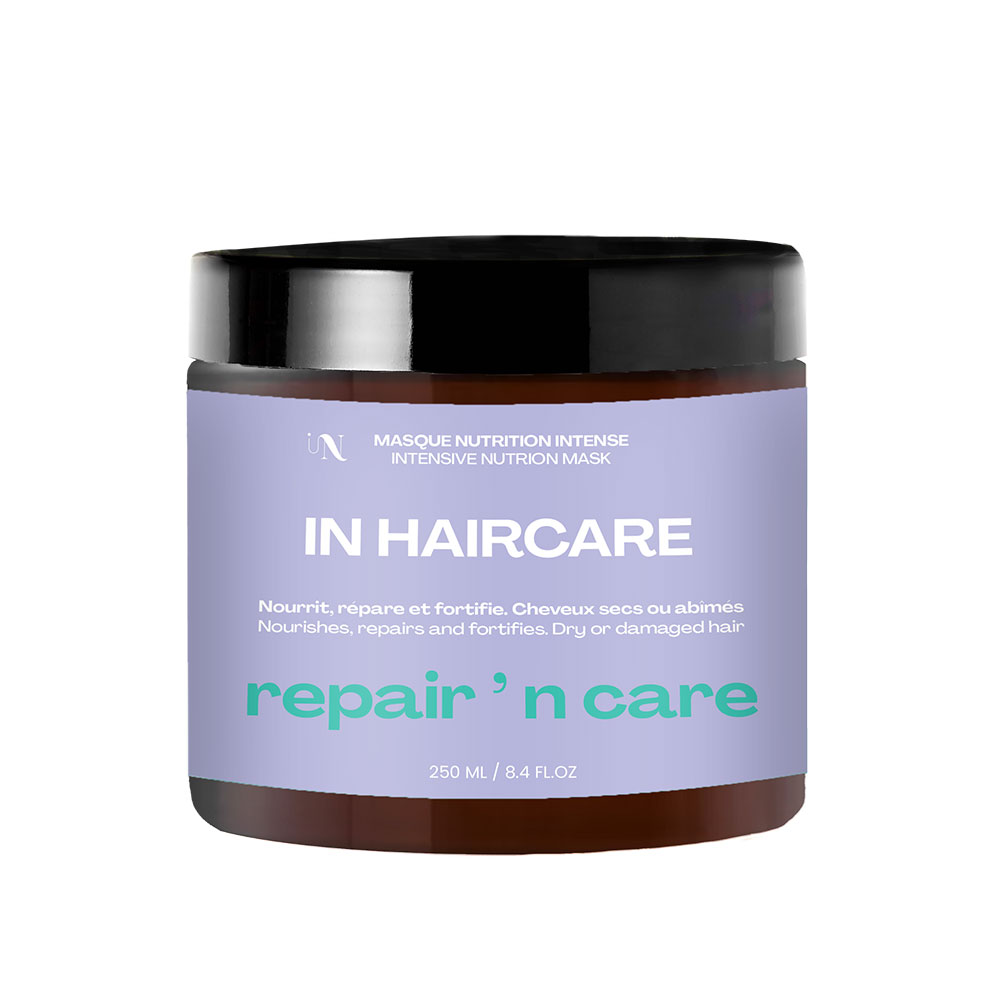 In Haircare Masque Nutrition Intense Repair n'Care Cheveux Secs ou Abimés 250ml