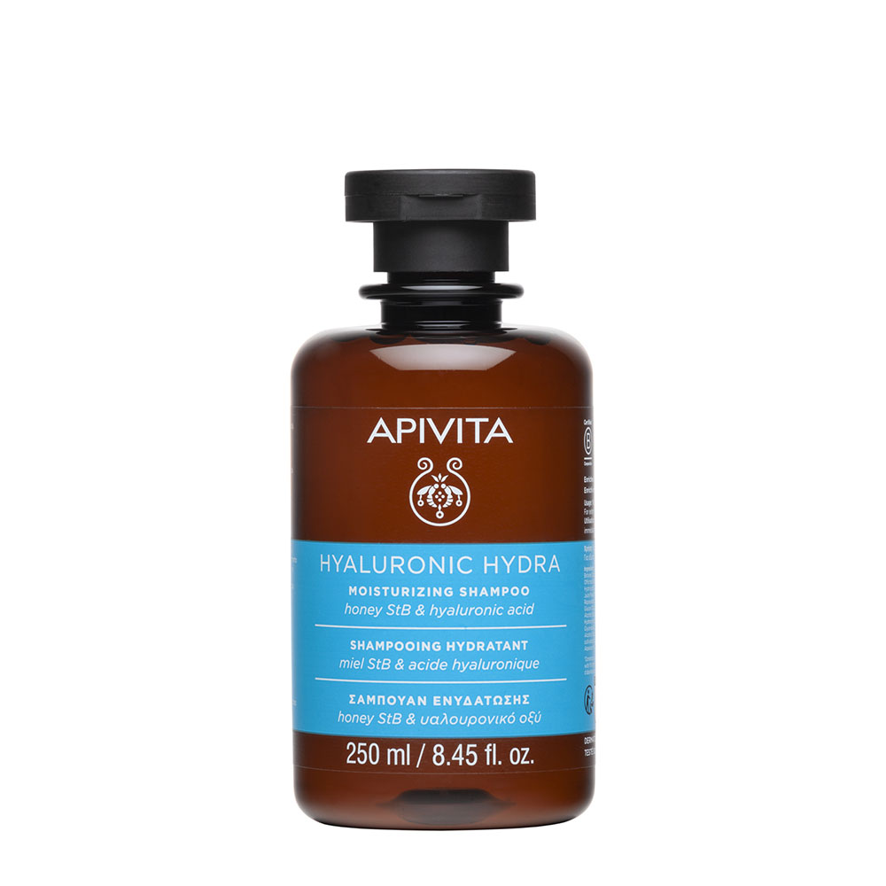 Apivita Hyaluronic Hydra Shampoing Tous Types de Cheveux 250ml