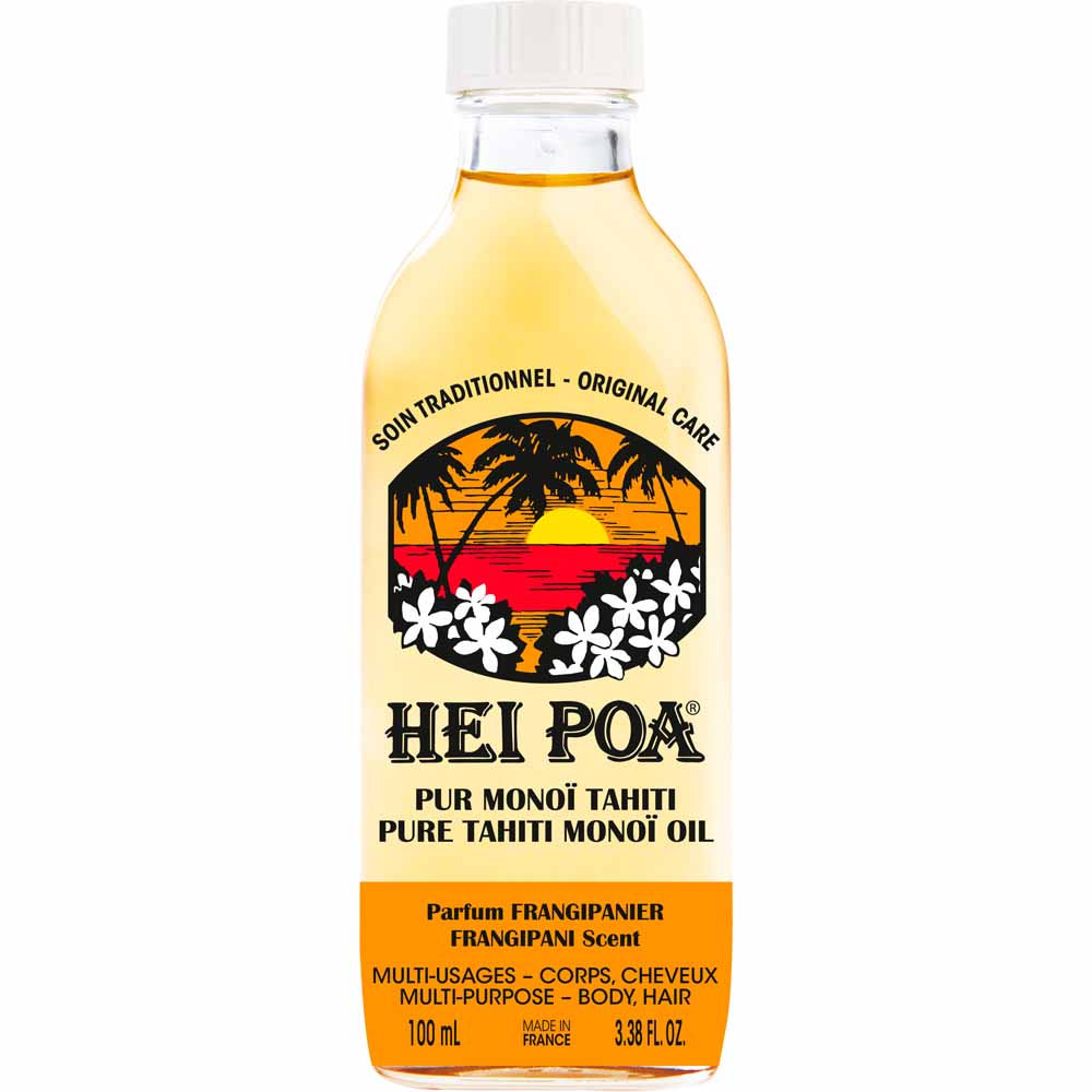 Hei Poa Pur Monoï Hydratant Parfum Frangipanier 100ml
