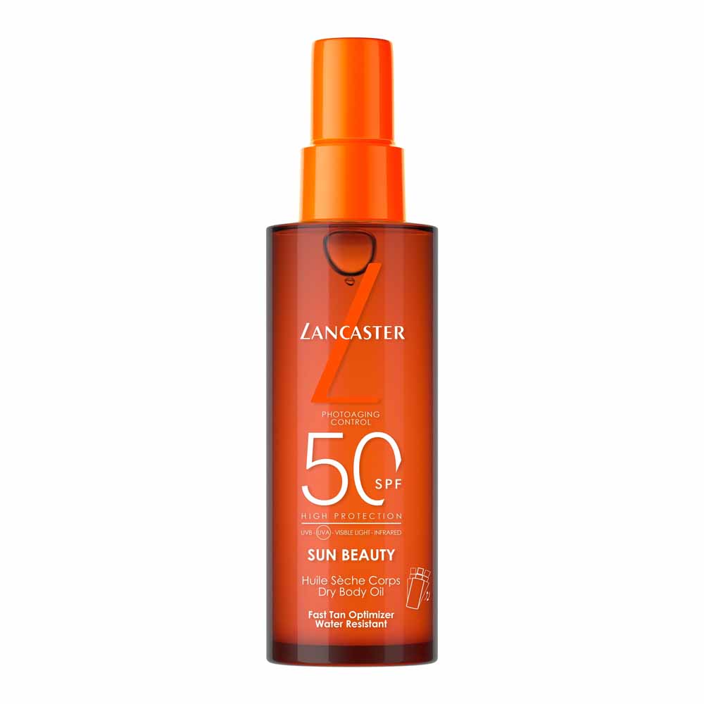 Lancaster Sun Beauty Huile sèche soyeuse accélératrice de bronzage spray SPF50 150 ml