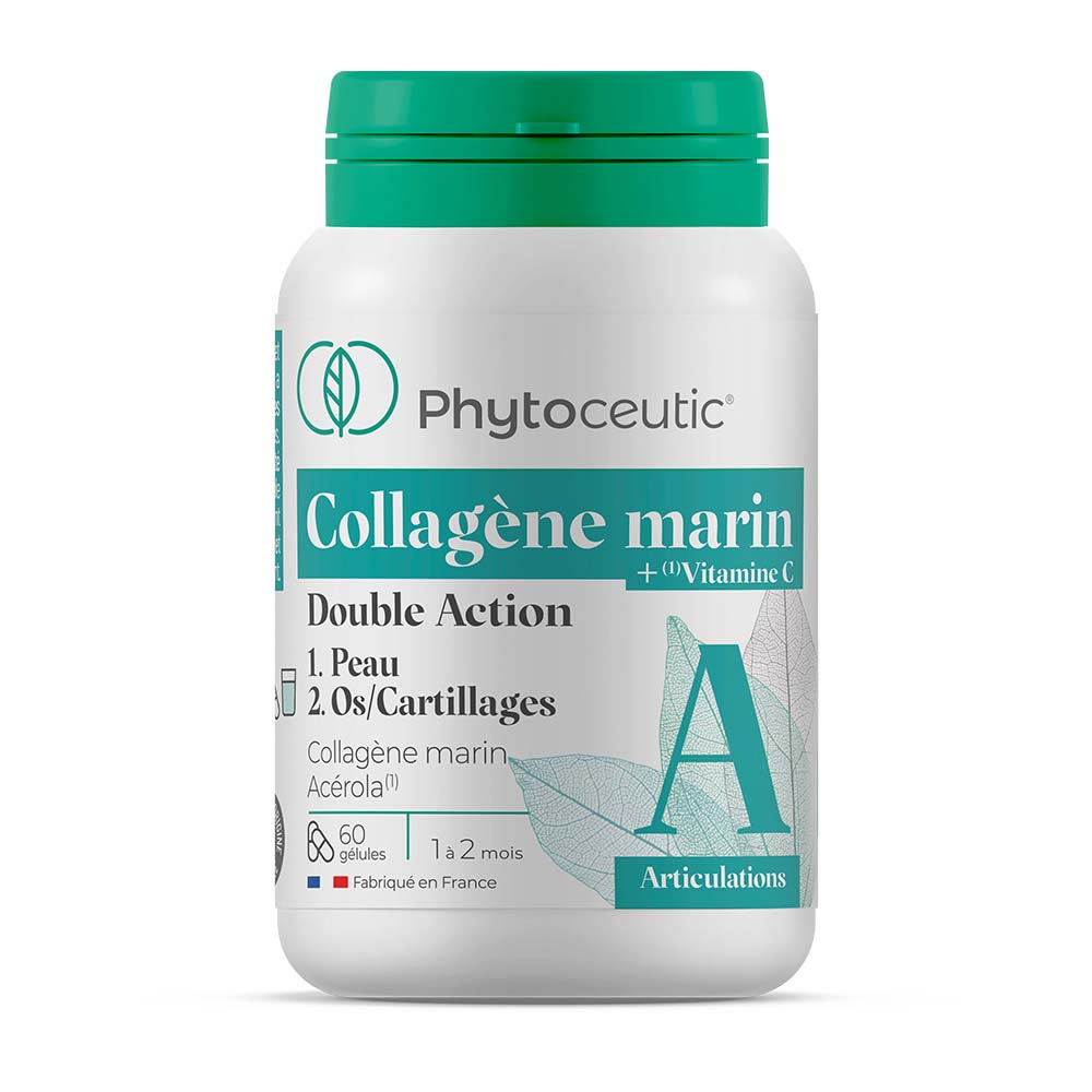 Phytoceutic Articulations Collagène Marin + Vitamine C 60 Géllules