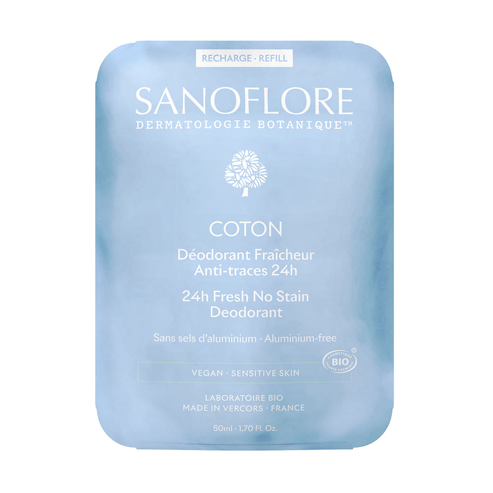 Sanoflore Recharge déodorant 24h Coton 50ml