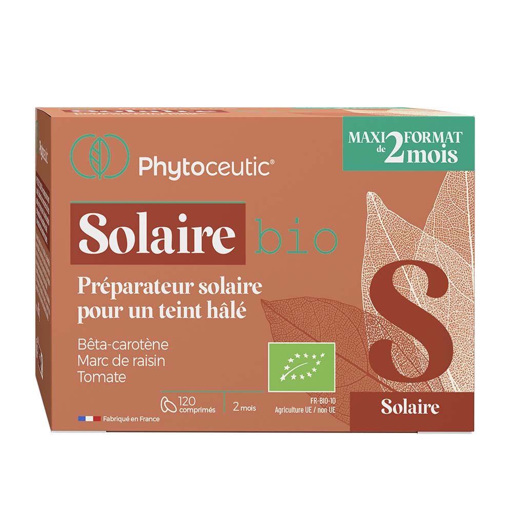 Phytoceutic Solaire BIO Teint Hâlé 120 comprimés