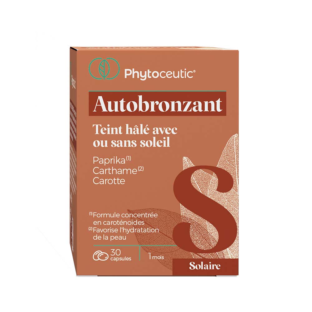 Phytoceutic Autobronzant Tein Hâlé Avec Ou Sans Soleil 30 Capsules
