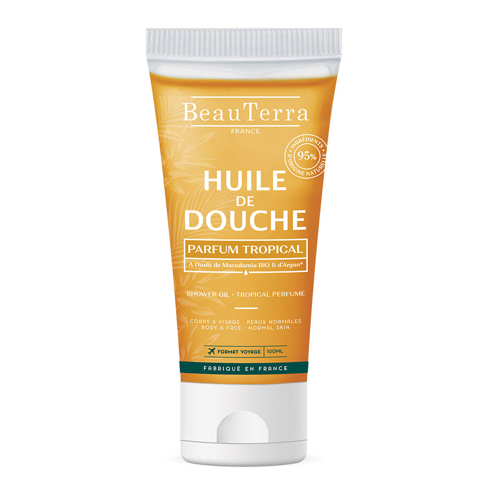 Beauterra Huile de Douche Parfum Tropical 100ml