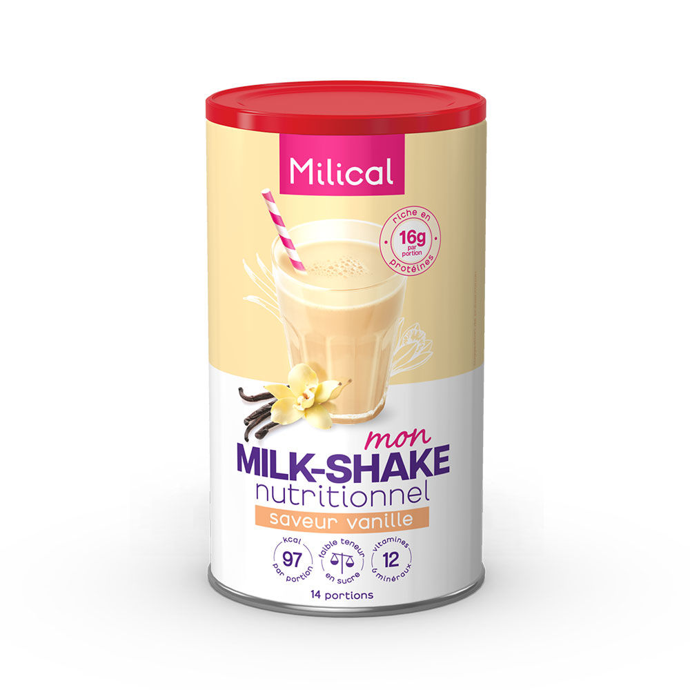 Milical Milk-shake Minceur Hyperproteine 14 portions
