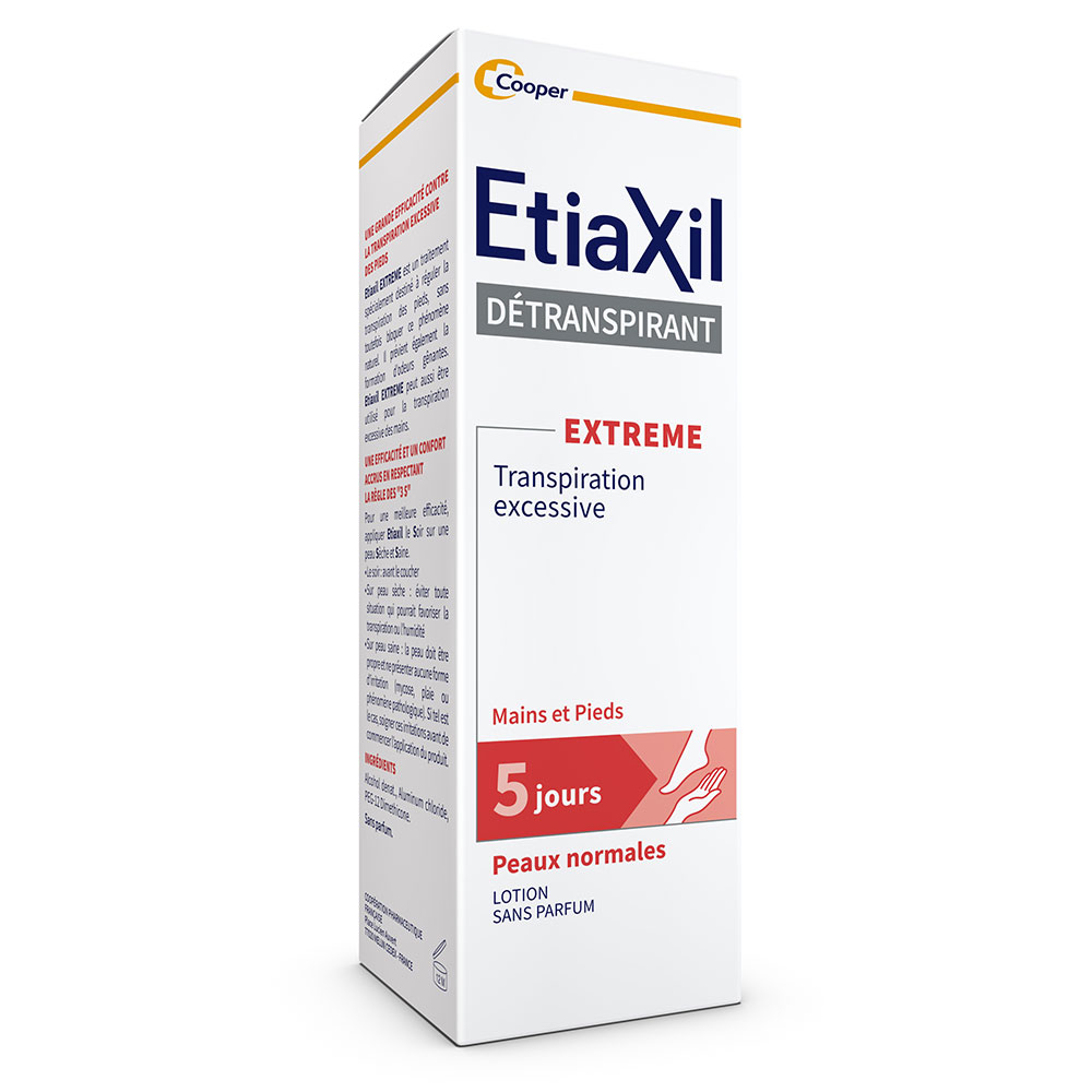Etiaxil Detranspirant Déodorant Pieds & Mains Peaux Nomales 100ml